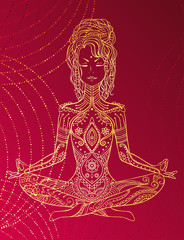 Beautiful card vector