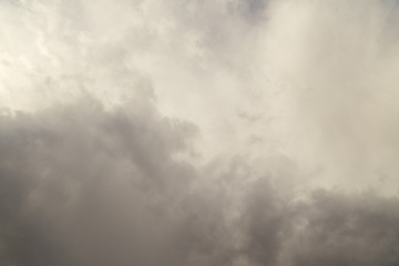 Grey stormy clouds