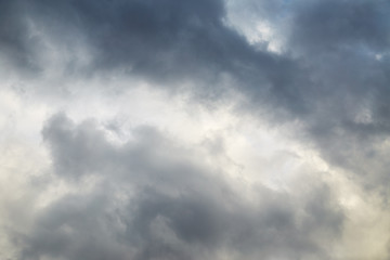 Obraz premium Storm sky with clouds