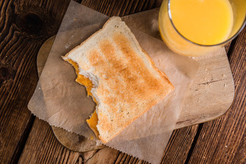 Fresh made Cheese Sandwich