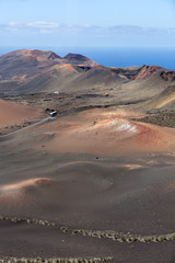 Timanfaya National Park in Lanzarote, Canary Islands, Spain