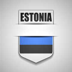 Estonia shield sign