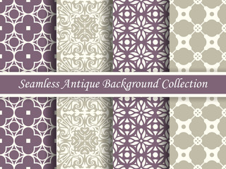 Antique seamless background collection_68