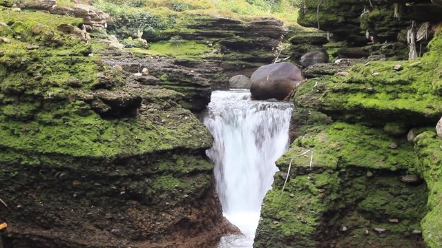 Small waterfall on Davis Fall river