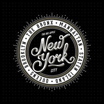 New York Lettering Stamp