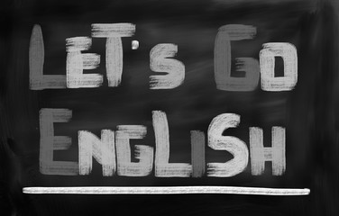 Let's Go English Concept