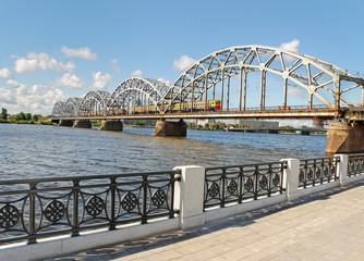  River Daugava in Riga.