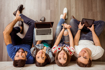  Group of young people