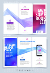 Fototapeta na wymiar Business brochure and cover design layout template. Vector illus