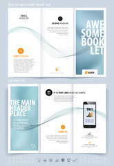 Business brochure and cover design layout template. Vector illus