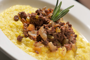 stew with polenta