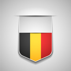 Belgium shield sign