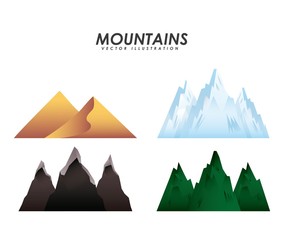 mountains landscape design 