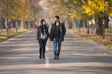 Couple Walking