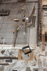 Verschalung am Kranhaken 