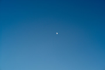 sky and the moon