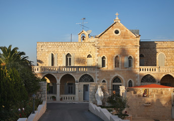 Fototapeta premium Church of Pilgrim Residence in Bethlehem. Palestinian territories. Israel