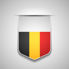 Belgium shield sign