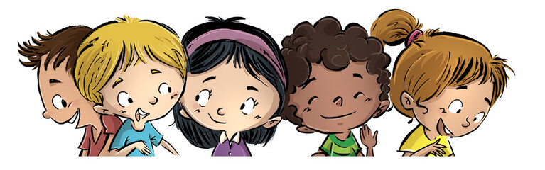 grupo de niños © cirodelia