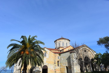Fototapeta na wymiar Hagia Sophia Kirche Trabzon am Schwarzen Meer