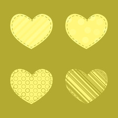 Heart vector design in eps 10 format