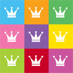Crown icon for web and mobile