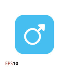 Male symbol icon for web and mobile