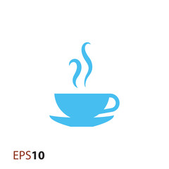 Coffee cup icon for web and mobile