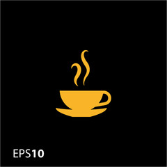 Coffee cup icon for web and mobile