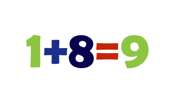 Mathematics 1+8=9