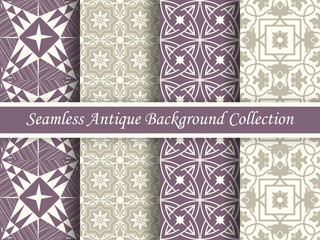 Antique seamless background collection_84