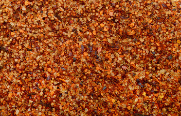 salt and chilli pepper texture
