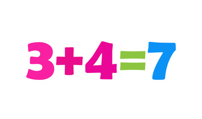 Mathematics 3+4=7