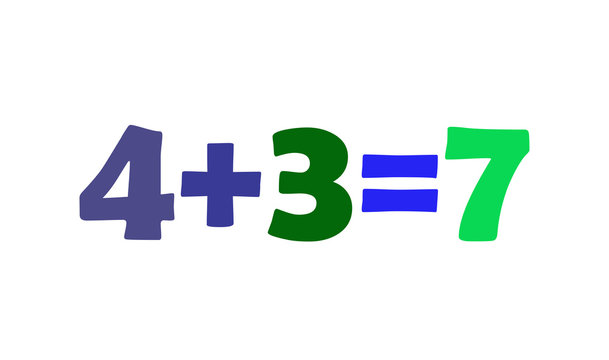 Mathematics 4+3=7