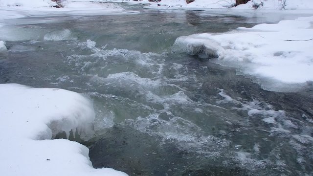 rivi&egrave;re en hiver