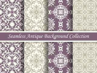 Antique seamless background collection_90
