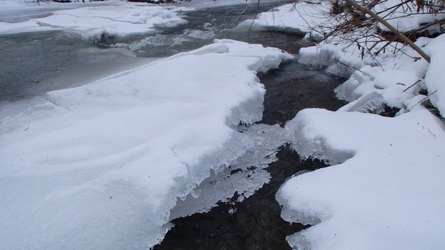 rivi&egrave;re en hiver