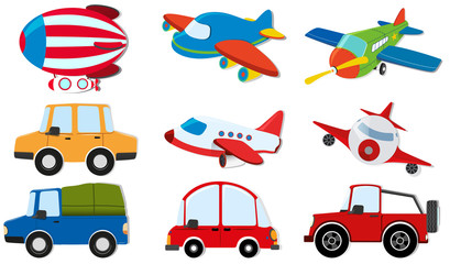 Different kind of transportations