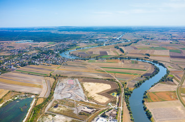 Aerial view of Opole