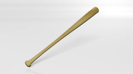 Baseball Bat, sports equipment isolated on white background