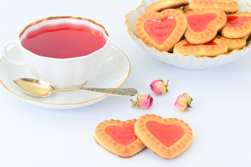 Cookies in the Shape of Hearts.