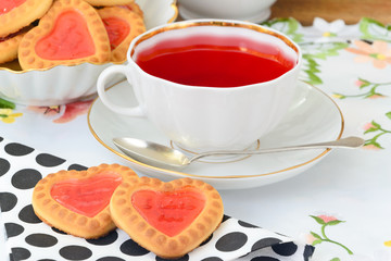 Cookies in the Shape of Hearts.