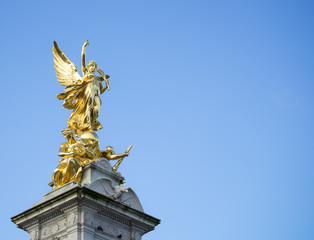 The Victoria Memorial in front of Buckingam Palace- London, Engl