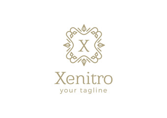 X Logo - Royal Crest Vintage Ornament