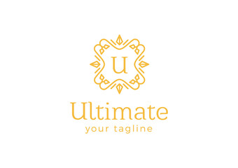 U Logo - Royal Crest Vintage Ornament © yip87