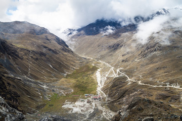 Lowr part of Zongo Hydroelectric Power Plant in Bolivia