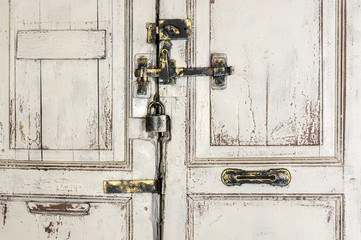 Vintage door locked