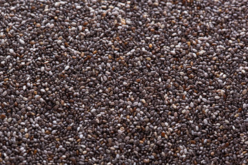 Chia seeds macro