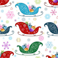 Seamless Christmas pattern