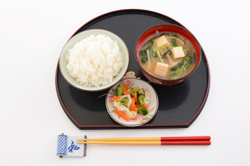 おいしそうな和風朝食